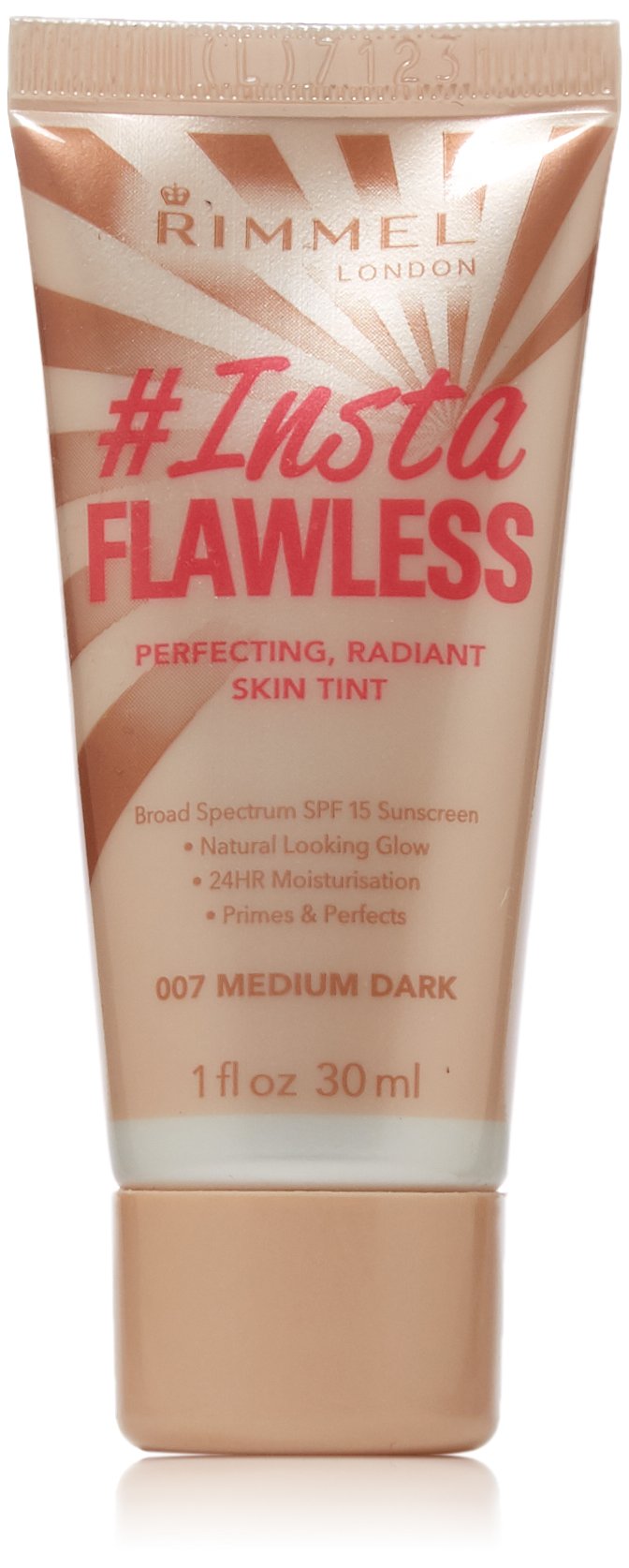Rimmel Instaflawless Skin Tint, Medium Dark, 1.01 Ounce