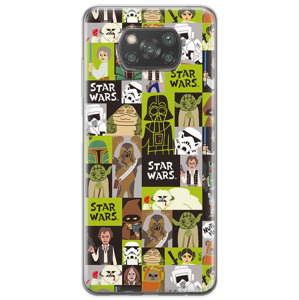 ERT GROUP mobile phone case for Xiaomi POCOPHONE X3 original and officially Licensed Star Wars pattern 033 optimally adapted to the shape of the mobile phone, case made of TPU