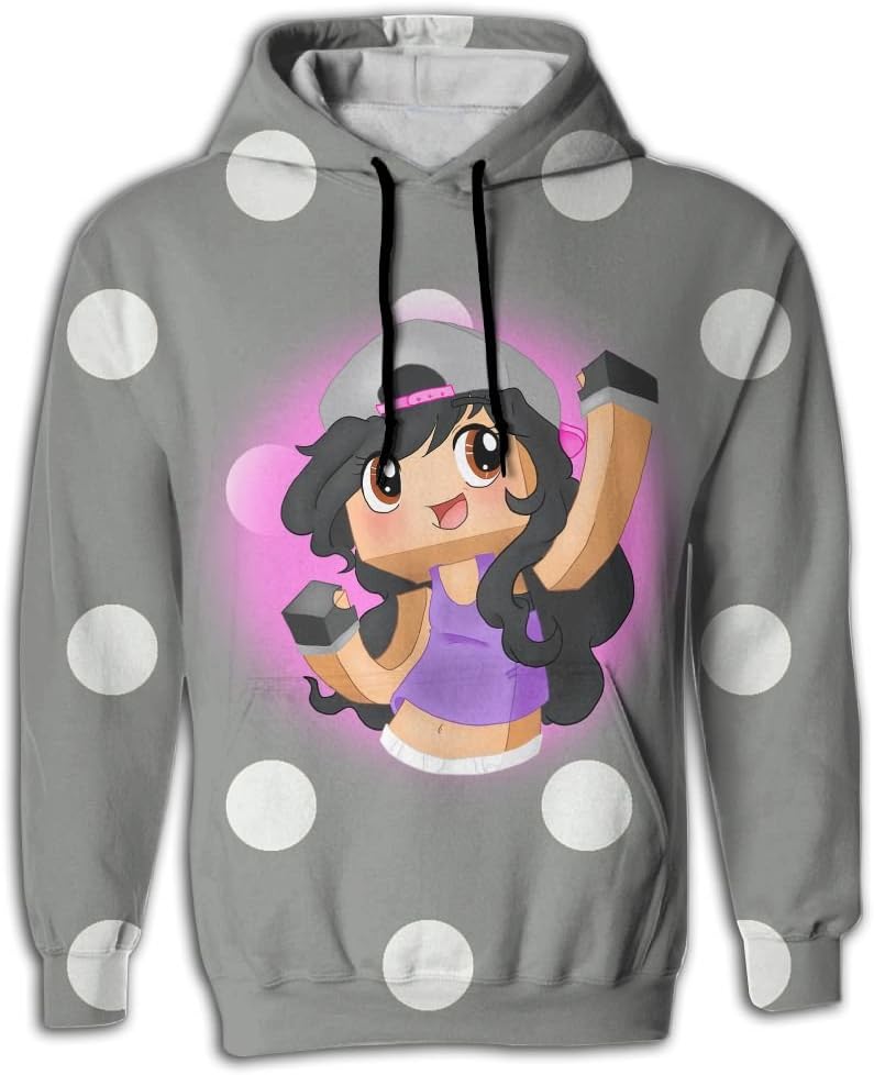 Winter Life Men's 3D Aphmau Hoodie Sweater Shirt Hooded Sweatshirt Casual Hoodie Pockets