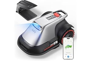 eufy E18 Robot Lawn Mower,Max 0.3 Acres,Wireless Robot Mower with Auto Mapping,Vision Navigation,Multi-Zone Management,Robotic Lawnmower with AI Obstacle Avoidance,APP Control,18°Slope,Cut Height1-3"