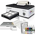 Comstroll A3 R1390 DTF Printer Transfer Printing Machine with Automatic White Ink Agitation and Timed Circulation for DIY Printing, Direct to Film Printer (R1390-Oven)
