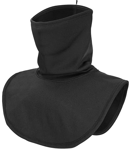 小物 F.C.R.B Stretch Fleece Neckgaiter Black GEARS Neck Dickey - 4-Way Stretch Microfleece Neck Warmer for