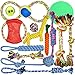 Holybird 14 Pack Dog Rope Toys - Thick Floss Knots for Dental Cleaning - Pets Puppy Chew Dog Rope Toy Assortment for Small Medium Large Dogs