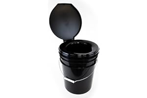 72 HRS Premium Portable Camping Toilet Seat with Lid for Camping, Hiking, Emergencies - Perfect for Emergency Preparedness, B