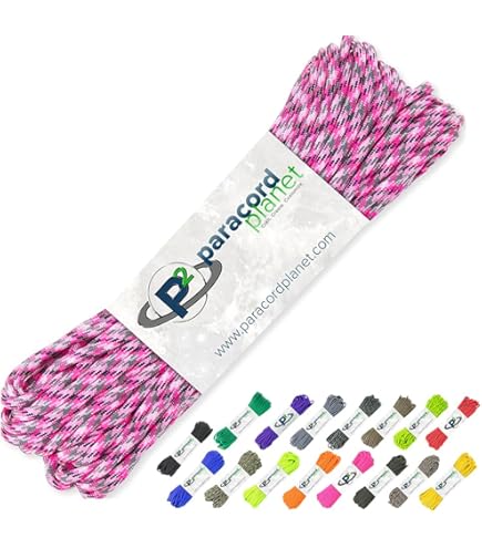 Paracorde Type I 95 – 1,75 Mm – Résistance 43 Kg – Pour Camping, Bracelets, Survie – +90 Couleurs