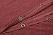 YOOGOG Women's Long Sleeve Bodysuit Polyester Cotton V-Neck top Leotard top Jumpsuit S Burgandy
