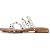 CUSHIONAIRE Women's Tonya Studded slide sandal with Memory Foam