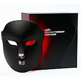 Capillus Red Light Therapy Mask – LED Face Mask Light Therapy 4 in 1 Infrared, Blue & Pink Red Light Mask Face Therapy Device