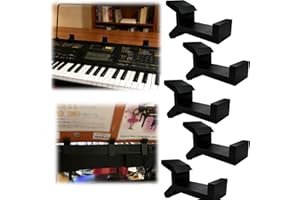 5 Pcs Music Holder Clip Compatible with Casio CTK and for LK Keyboards - Secure Sheet Music Support Accessory for Enhanced St