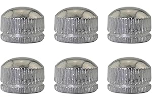 DGBRSM 6PCS Chrome M4x0.7 Lamp Knob Nuts Cap Nut Light Fixture Screw Cap Light Screw Cap Cover Lamp End Decorative Hardware Acorn Nut Screw Knob Cap Insert Bolt Cover Ceiling Light Screw Cap Cover
