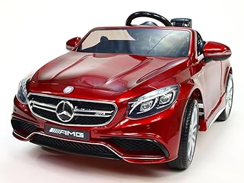 S 63 Rot Kinderauto Kinderelektroauto Kinderelektrofahrzeug