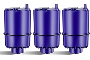 WaterJingYi Faucet Water Filter Replacement for All PUR®, PUR®Plus Faucet Filtration Systems Compatible with NSF Certified Water Filter for Pur® RF-9999® and RF-3375, 3 Pack