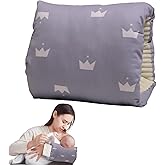 POVENK Cozy Cradle Pillow, Cozy Cradle Arm Pillow for Feeding Baby, Baby Nursing Pillow Head Support Pillow for Breastfeeding(Grey)