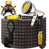 Garden Hose Expandable 50ft - Super Durable 3750D / 4-Layers Latex / 3/4