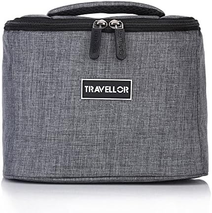 mini Insulated Lunch Bag/meal bag: Travellors Lunch Tote Bag Box Cooler Bag,cooler Lunch Box For Work, Men, Women,kid In work or outdoor picnic / BBQ 8.7Lx4.7Wx6.7H[Unisex Lunch Bags](gray)