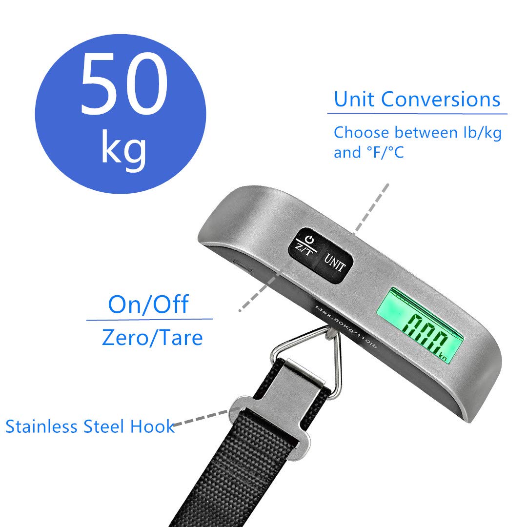 sommerferien 2019 Digitale kofferwaage für flüge Suitcase Bag und ab in den Urlaub Reisetasche Reise Gadgets messung Reisen Koffer und Strand travel Bag auch als fischen zubehör messen von Fisch