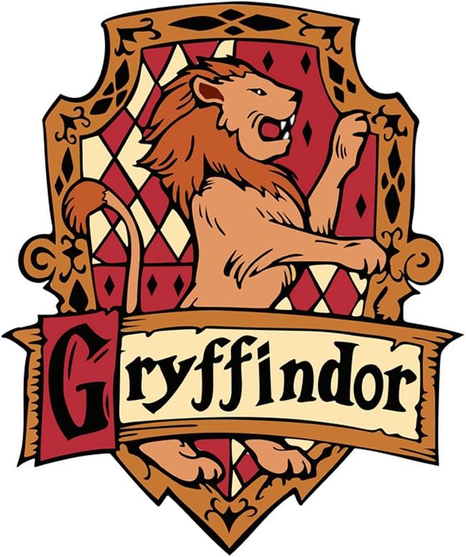 TENNER LONDON HOUSE GRYFFINDOR DIY Iron on Screen print Fabric Applique machine washable transfer GRYFFINDOR