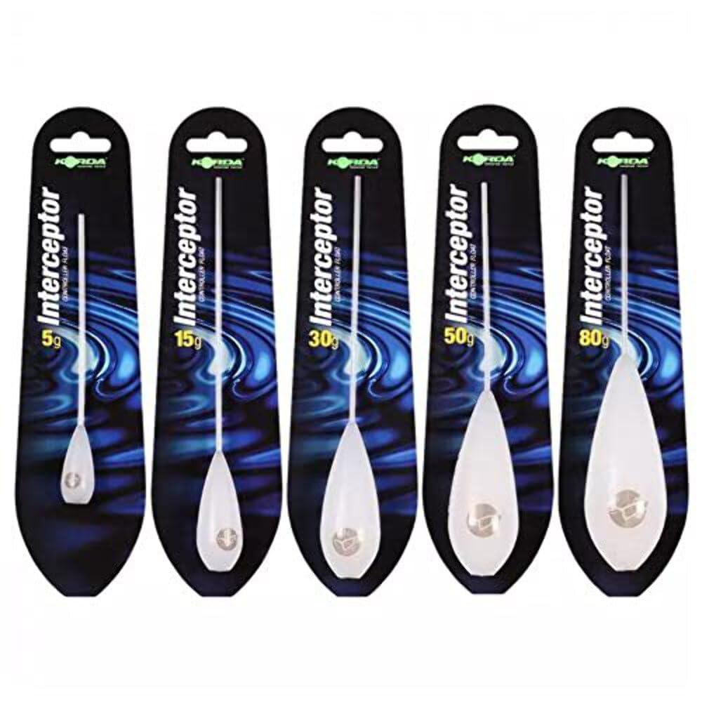 Korda Interceptor Controller Float 5g, Ultra Lightweight Design, High Buoyancy, Perfect for Surface Fishing, Easy Size Switch, Robust Construction, Precision Engineered for Carp Fishing, Versatile