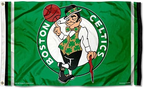 Amazon Com Wincraft Boston Celtics Flag 3x5 Banner Sports
