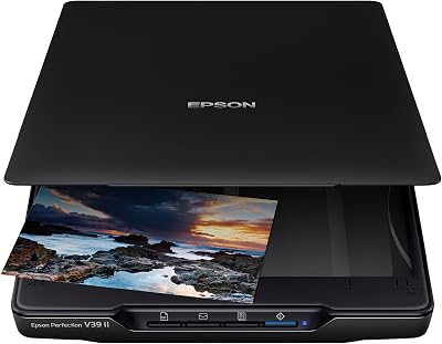 Epson Perfection V39 II Photo and Document Scanner Black 4800dpi USB
