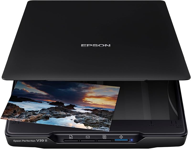 Epson Perfection V39 II Photo and Document Scanner Black 4800dpi USB