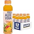 Goya Foods Aloe Vera Drink With Mango Flavor, 16.9 Fl Oz (Pack of 12)