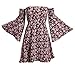 NANFANGLI Women Summer Dress Off Shoulder Fit Comfy Floral Casual Dresses