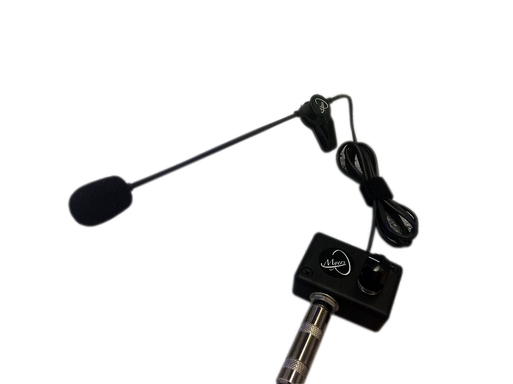 "THE FEATHER" RESONATOR PICKUP With FLEXIBLE MICROGOOSE NECK By Myers