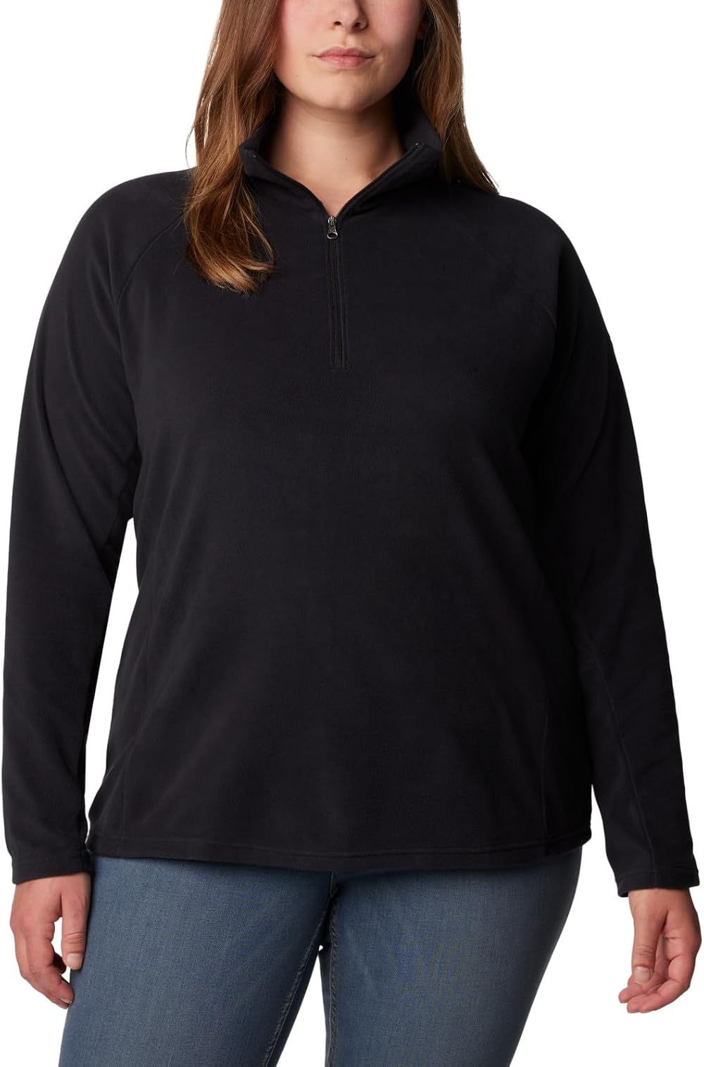 Columbia Glacial IV Half Zip Fleece Pullover Black 3X Women
