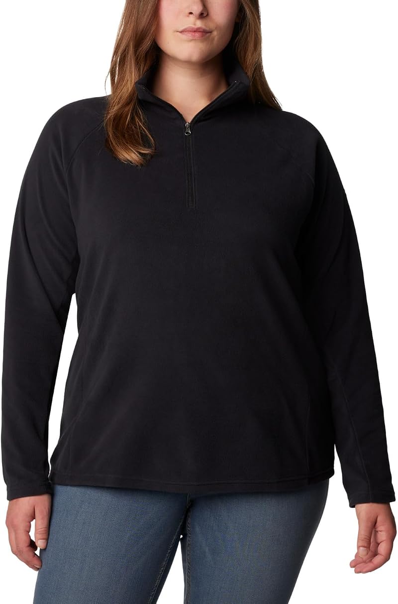 Columbia Glacial IV Half Zip Fleece Pullover Black 3X Women