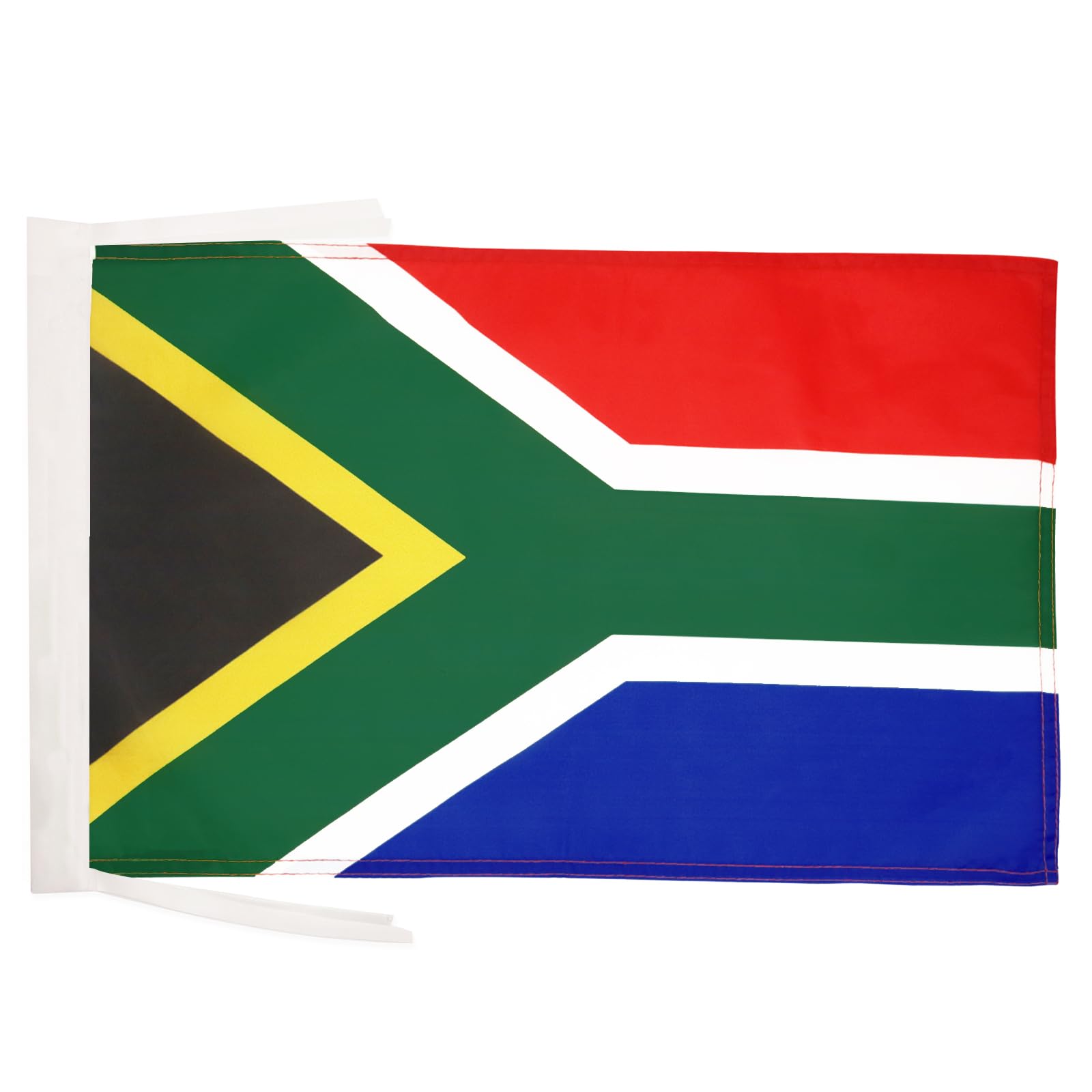 AZ FLAG - South Africa Flag - 18'' x 12'' - 100% Polyester South African Small Banner with Two Cords - Fade Resistant - Vivid Colors - 18x12 in - 45x30 Cm