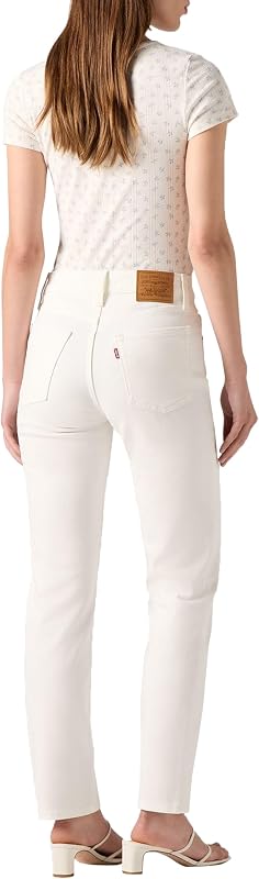 724 High Rise Straight, Jeans Donna, Cloud Dancer, 31W / 32L — foto 3 di 8