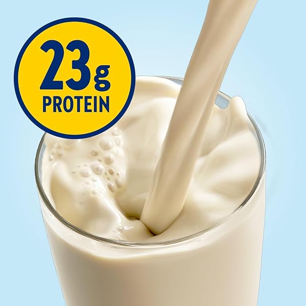 GLUCERNA HUNGER SMART MEAL SIZED DIABETES CARE SHAKE, CLASSIC VANILLA, DIABETIC MEAL REPLACEMENT TO SUPPORT BLOOD SUGAR MANAGEMENT, 23G PROTEIN, 250 CALORIES, READY TO DRINK, 16-FL-OZ BOTTLE, 12 PACK