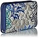 Vera Bradley Women's Cotton Georgia Wallet With RFID Protection, Santiago, One Size