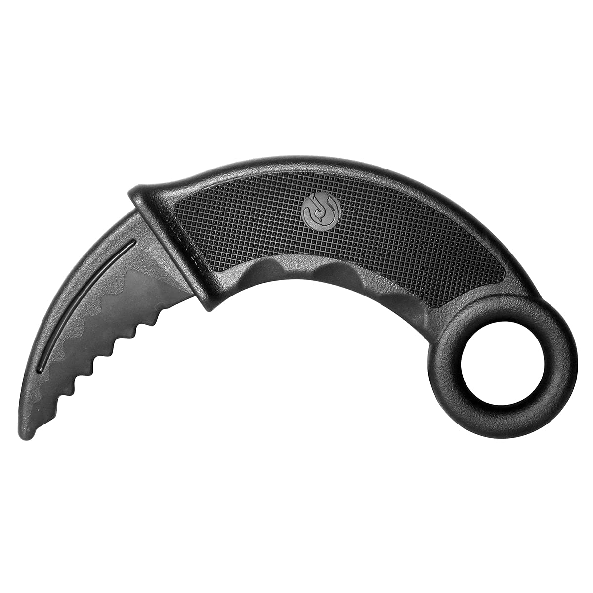 Playwell Martial Arts Black Plastic Polypropylene Malaysian Training Knife - 7" - V2