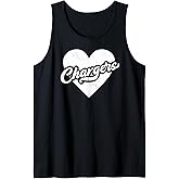 Vintage Chargers School Spirit Go Chargers Love Tank Top