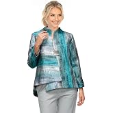 IC Collection Stunning Metallic Asymmetric Jacket