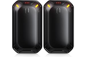coldSky 2 Pack Hand Warmers Rechargeable, 𝗗𝘂𝗮𝗹 𝗠𝗮𝗴𝗻𝗲𝘁𝗶𝗰 Electric Hand Warmer, Double-Sided Warming Portable Heater Reusable, 12 Max Heating Time Pocket Hand Warmers