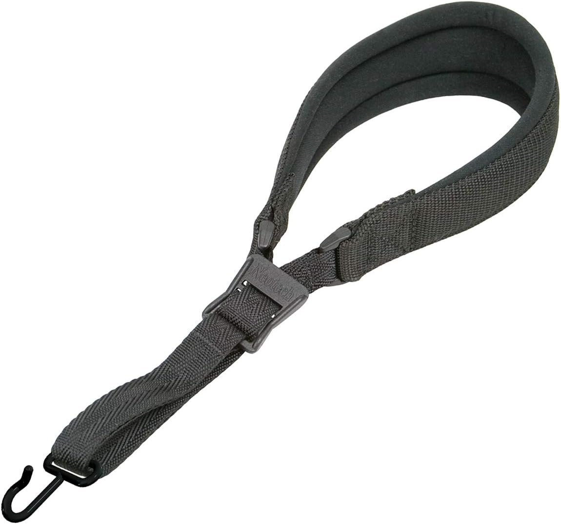 NeotechPad-It Strap, Black, Regular, Metal Hook Saxophone Strap (3901192)