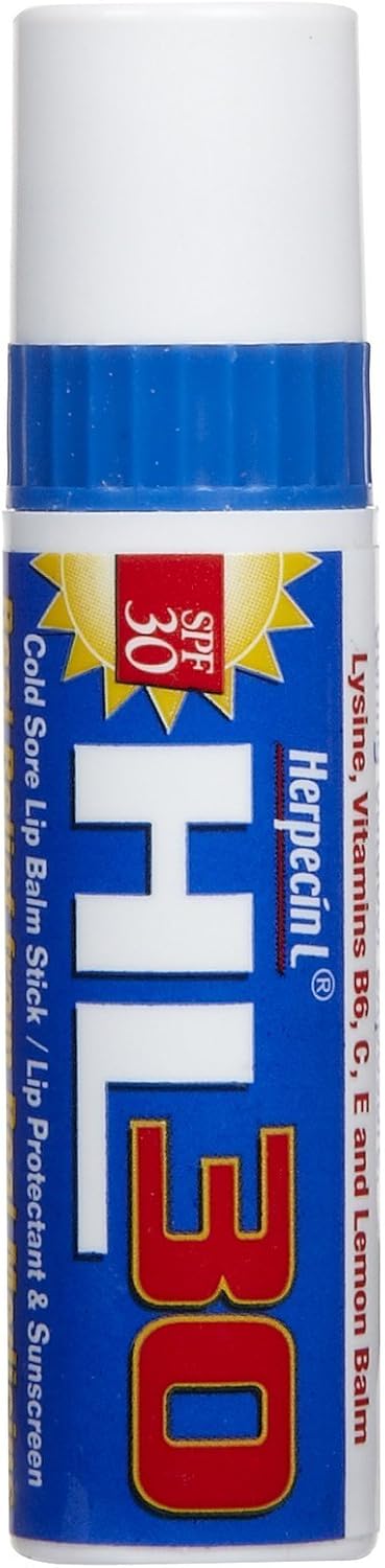 Herpecin L Lip Balm Stick, SPF 30 & Lysine, 0.1 Ounce Tube: Home & Kitchen