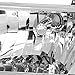 Auto Dynasty Headlights Assembly Compatible with 1992-1996 Ford Bronco F-150 F-250 F-350, 6Pcs Driver Passenger Side Halogen Headlamps Replacement w/Bumper & Corner Lamps, Chrome Housing Clear Corner