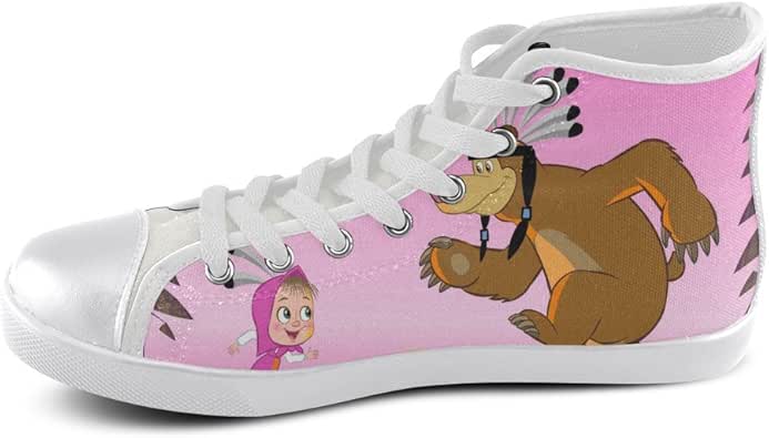 Showshoes Custom Masha and The Bear High Top