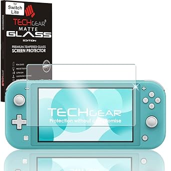 Techgear Switch Lite Matt Panzerglas Matt Glas Switch Lite Blendschutz Panzerglas Auflage Original Gehartetes Glas Displayschutzfolie Kompatibel Mit Nintendo Switch Lite Amazon De Games