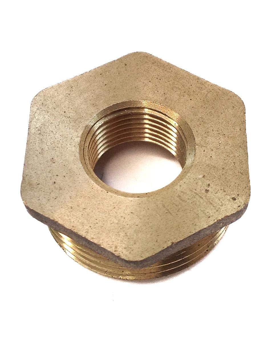 1 1/4 Inch BSP x 3/4 Inch BSP Brass Reducing Bush