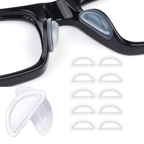 Eyeglass Nose Pads,Silicone Nose Pads for Glasses,Anti-Slip Soft Nose Pads  for Plastic Frames Pairs in Oman Whizz Repair Kits