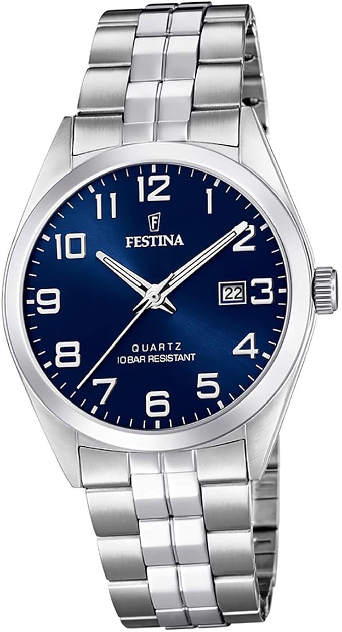 Festina Mens Analogue Quartz Watch with Stainless Steel