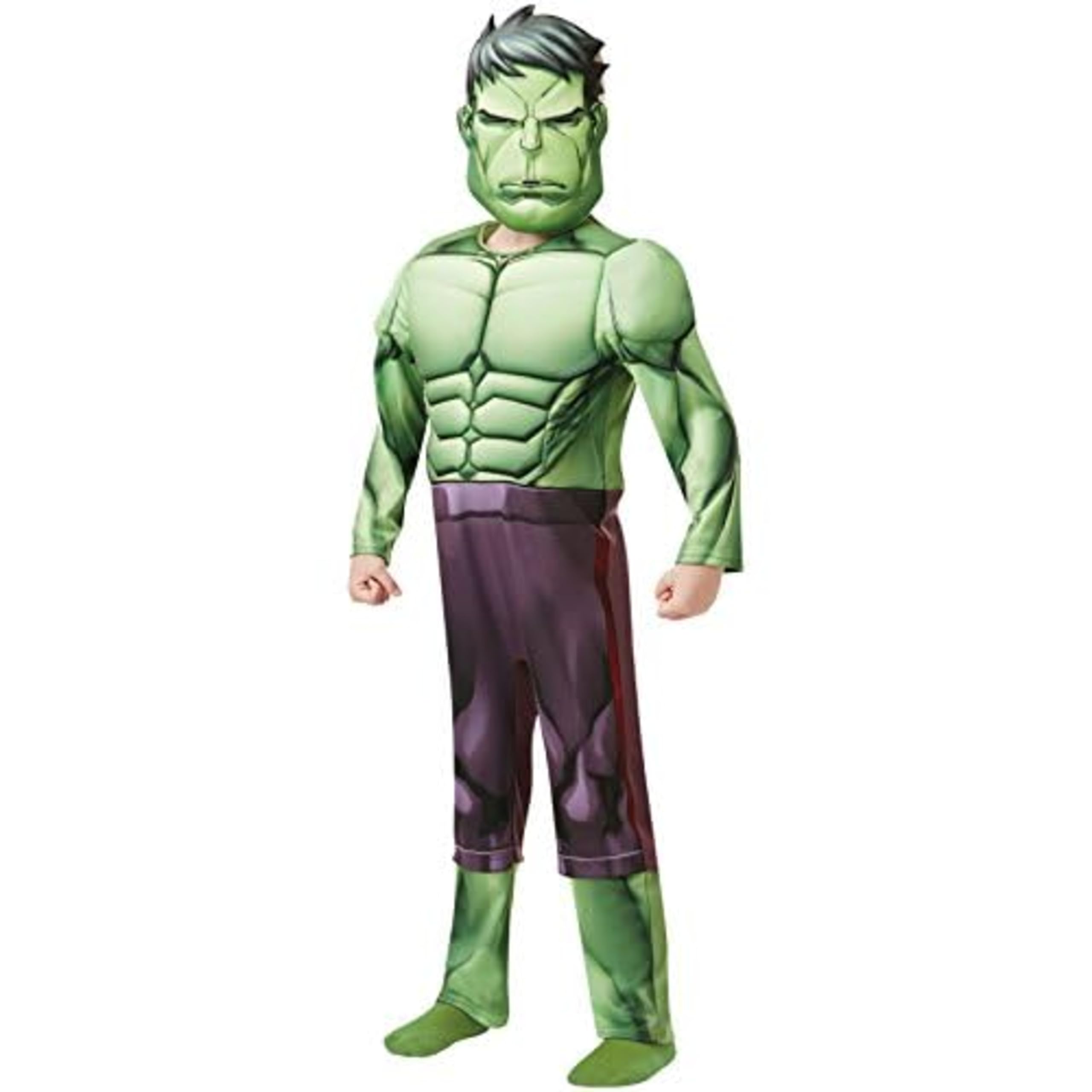 Rubies 640839L Marvel Avengers Hulk Deluxe Child Costume, Boys, 7-8 Years Halloween