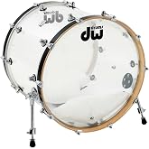 DW Design 18 x 22-inch Clear Acrylic Bass Drum