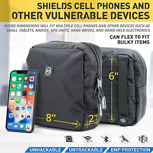 Mission Darkness MOLLE Faraday Pouch. MilitaryGrade Bag Attaches to