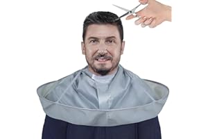 Kumprohu Haircut Cape | 60cm Umbrella Design Barber Salon Cape for Adults - Men Women Hairdressing Supplies for Hair Cutting Coloring Dyeing and Perming